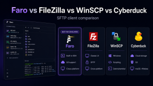 Faro vs FileZilla vs WinSCP: Which SFTP Client Wins in 2026?